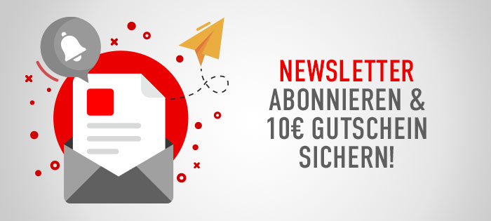 Rabattaktion für Newsletterabonenten